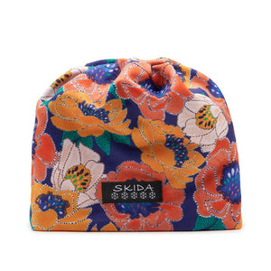 skida running hat in 'meribel' pattern