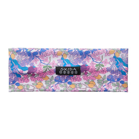 skida running/nordic headband with flowery 'limoncello' print