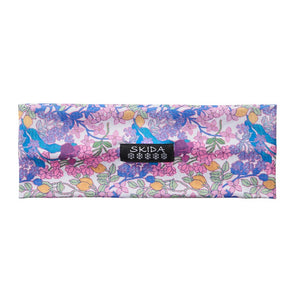 skida running/nordic headband with flowery 'limoncello' print