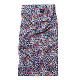 Skida snow tour neck gaiter in floral 'juliet' pattern