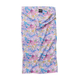 Skida sun tour neck gaiter in floral/lemons 'limoncello' pattern