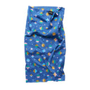 Blue/star shapes patterned skida snow tour neck gaiter