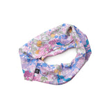 Skida throwback headband in 'limoncello' pattern