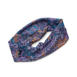 Skida throwback headband in 'lullaby' pattern