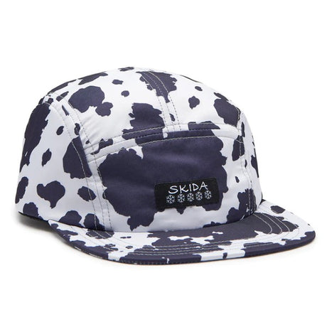 skida brim hat in moo cow pattern