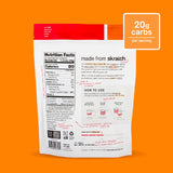 Back of skratch labs hydration sport drink mix 440g bag, fruit punch flavour
