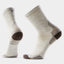 Pair of white/brown Smartwool Hike mid crew socks