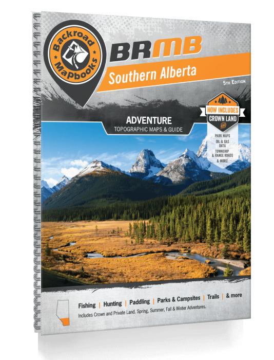 Backroad Mapbook: Southern Alberta, 5th Edition