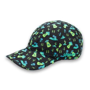 Side view of Sprints OG Hat in Aliens pattern