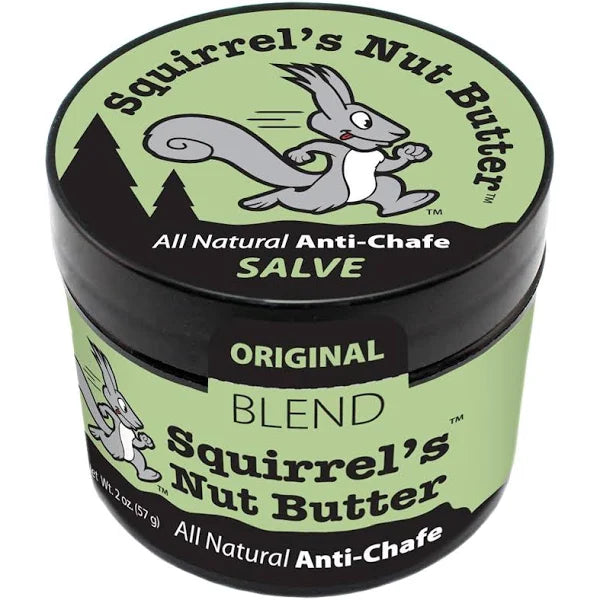 Tub of Squirrel's Nut Butter anti-chafe salve