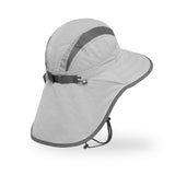 Back view of Sunday Afternoons Ultra Adventure Hat in pumice colour