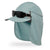 Cape out view of Sunday Afternoons VaporLite Cape running cap in stone blue