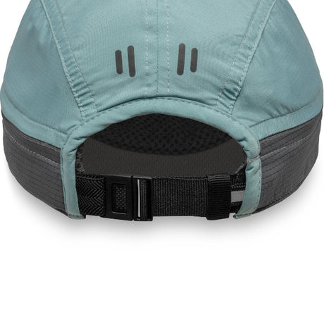 Back view of Sunday Afternoons VaporLite Cape running cap in stone blue