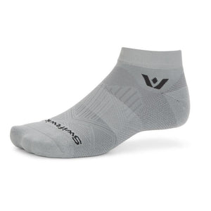 Pewter Swiftwick Aspire ankle sock
