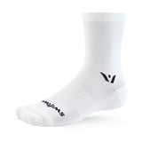 White Swiftwick Aspire Five sock