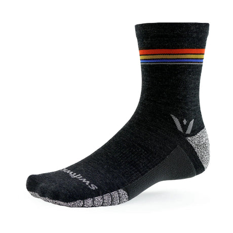 Coal sunset stripe swiftwick Flite XT Trail sock