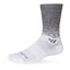 White/grey Swiftwick Vision crew sock