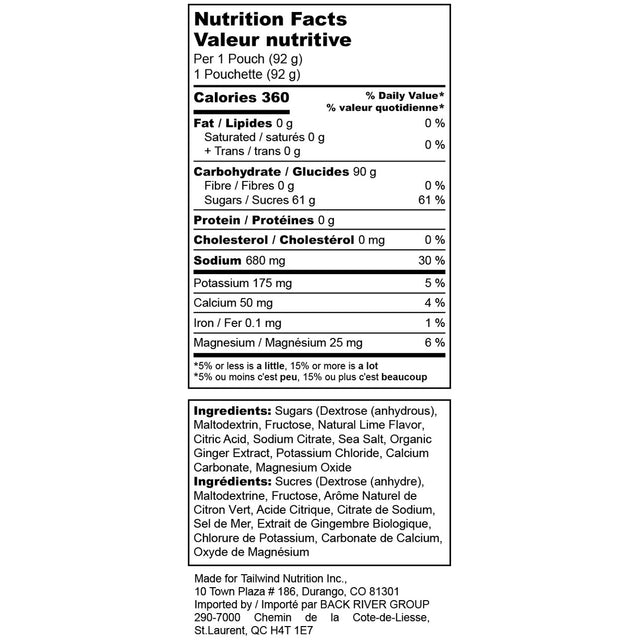 Tailwind High Carb Fuel