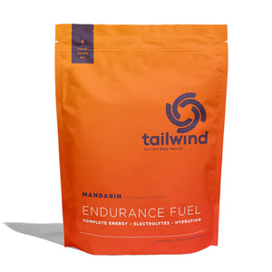 Resealable bag of mandarin tailwind endurance fuel electrolyte drink mix