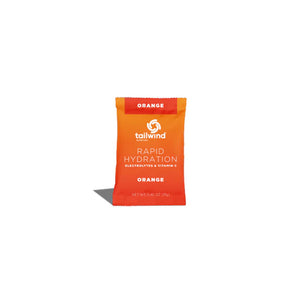 Orange tailwind Rapid Hydration electrolyte drink mix sachet