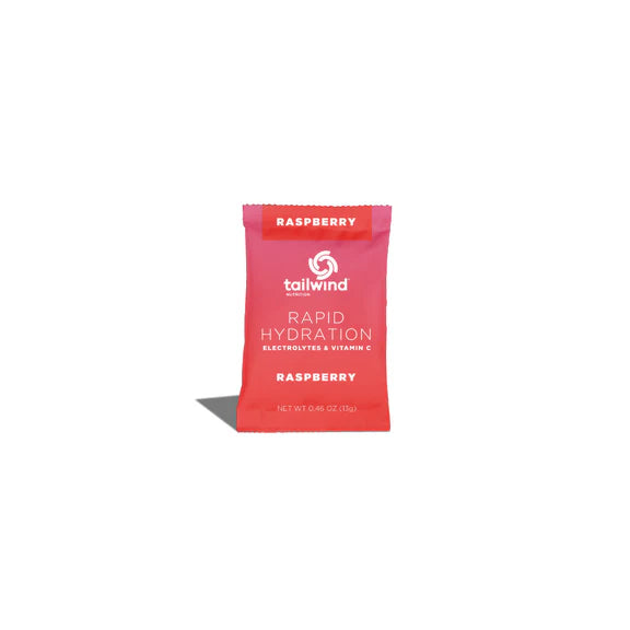 Raspberry tailwind Rapid Hydration electrolyte drink mix sachet