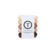 5-pack view of Teleties tiny  hair ties in for the love of nudes colour