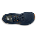 Top view of men's navy Topo Athletic Terraventure 5 trail running shoe