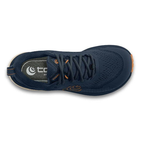 Top view of men's navy Topo Athletic Terraventure 5 trail running shoe