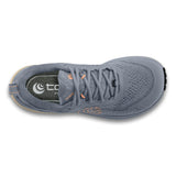 Top view of women's grey Topo Athletic Terraventure 5 trail running shoe
