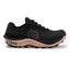 Side view of women's black/mauve topo athletic MTN racer 3 running shoe