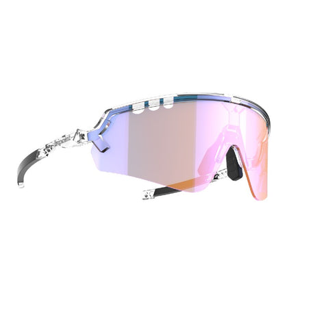 tripoint 007 chobe UltraVue sunglasses, clear frame, orange blue lens