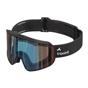 Side view of tripoint 109 Tumba Peak high contrast ski goggles