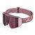 Side view of Tripoint 110 Tumba Peak Small ski goggle in burgundy/pink