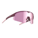 Tripoint Lake Victoria Sunglasses Burgundry Frame Pink Lens Front Angle