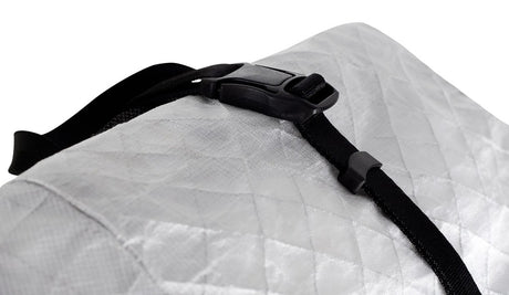 Cinch strap detail of the UltrAspire Altruist hydration pack