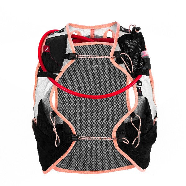 UltrAspire Astral 5.0 Race Vest Front Coral/Black