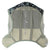 Back view of UltrAspire Bronco 2.0 running hydration vest in desert sage colour