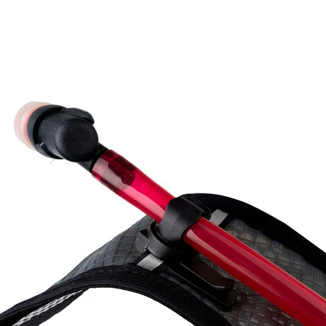 UltrAspire hydration hose magnetic clip with hose attached