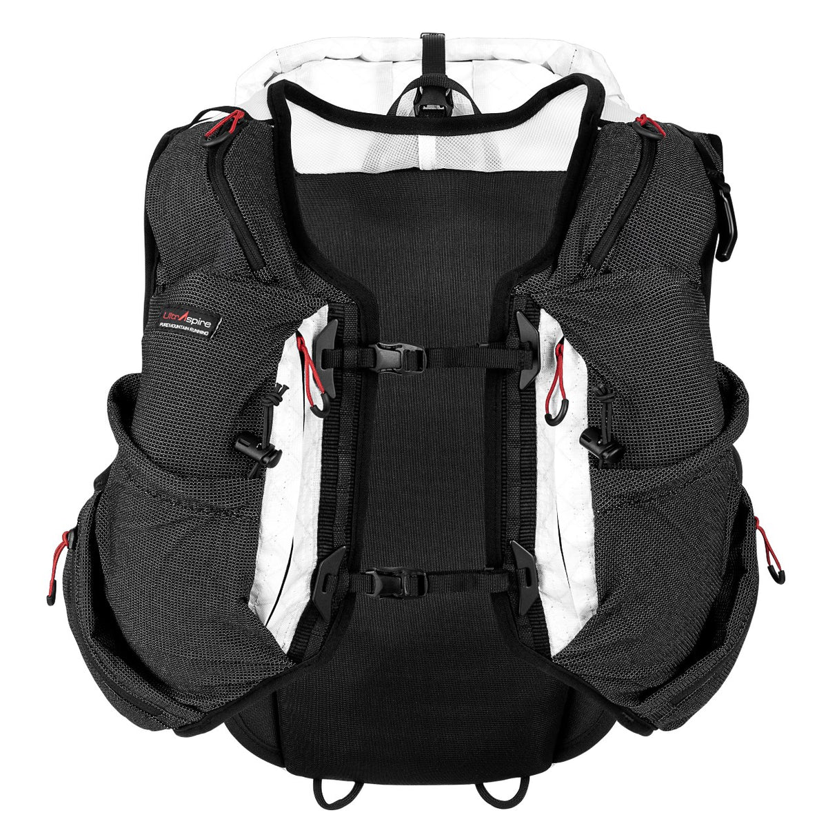 Front view of UltrAspire Purist running pack