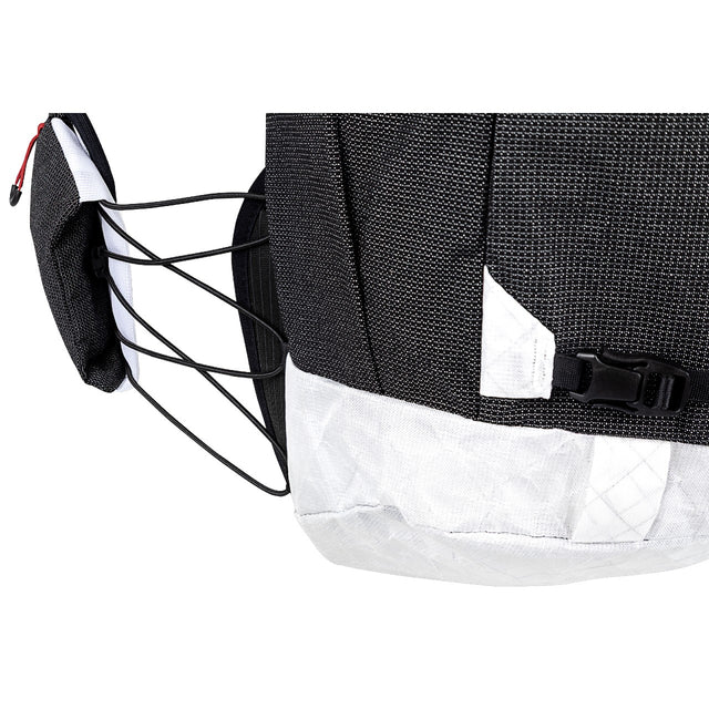 Side strap detail of UltrAspire Purist running pack