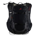 Back view of UltrAspire Zygos 6.0 hydration pack in black