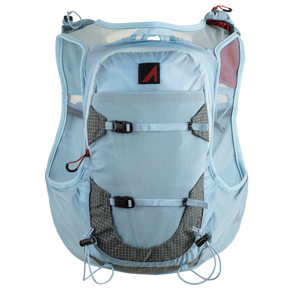 Back view of UltrAspire Zygos 6.0 hydration pack in blue