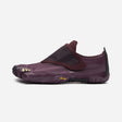 Side view of men's purple Vibram  Trailope toe shoe