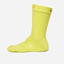 Yellow vibram five-toe crew sock
