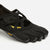 Detail view of women's Vibram FiveFingers Alitza Loop shoe in black