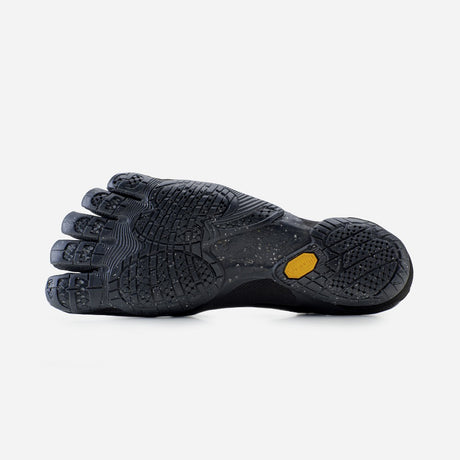 Sole of men's Vibram Fivefingers graspifier shoe in military black