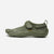 Side view of men's Vibram FiveFingers KSO Vintage shoe in military green