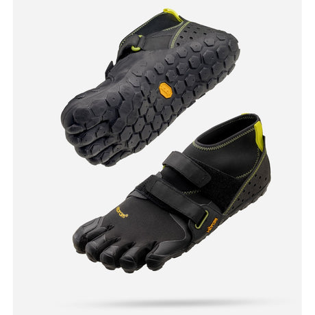 Pair of Vibram Fivefingers Scramkey toe shoes in black