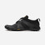 Side view of Vibram Fivefingers V-Alpha toe shoe in Black