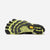 Sole of men's Vibram FiveFinger V-Run shoe in black/yellow